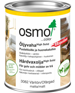 OSMOCOLOR 3062 VÄRITÖN MAT 0,75L ÖLJYVAH Main Image