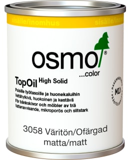 OSMOCOLOR 3058 VÄRITÖN MAT 0,125L TOPOIL Main Image