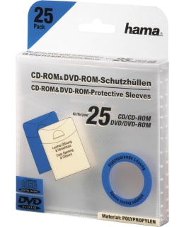 HAMA CD DVD-FICKA I PP TRANSPARENT 25-PA Main Image
