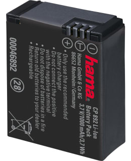 HAMA GOPRO AKKU CP 892 HERO 3 3,7/1000MA Main Image