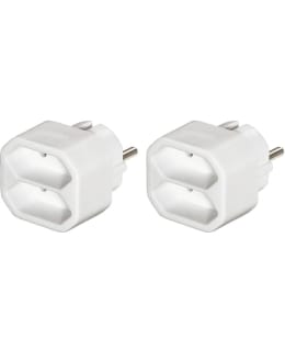 HAMA MULTI PLUG 2 2-PACK VALKOINEN Main Image