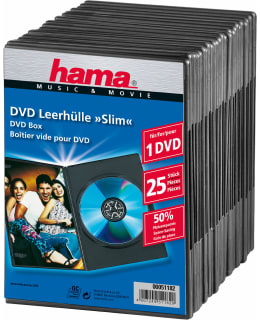 HAMA DVD SLIM BOX BL. 25 P. Main Image