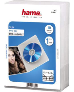 HAMA DVD-BOX SLIM TRANSPARENT 10-PACK Main Image