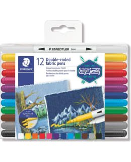 STAEDTLER 12KPL DUO TEKSTIILITUSSI Main Image