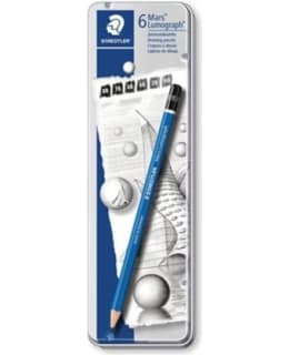 FI:STAEDTLER MARS LUMOGRAPH-KYNÄT 6 KPL Main Image