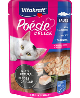 VITAKRAFT POESIE COALFISH IN SAUCE 85G Main Image
