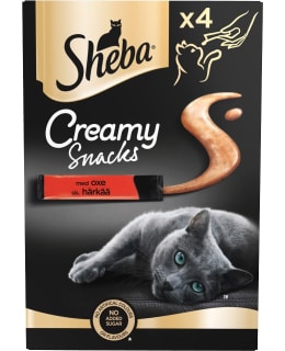 Sheba 4x12g Creamy Snacks Härkää Main Image