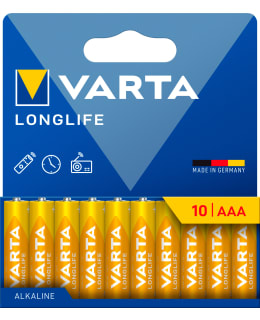 VARTA LONGLIFE AAA, 10 PACK Main Image