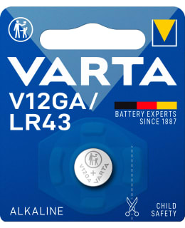 VARTA V12GA/LR43 1,5V NAPPIPARISTO Main Image