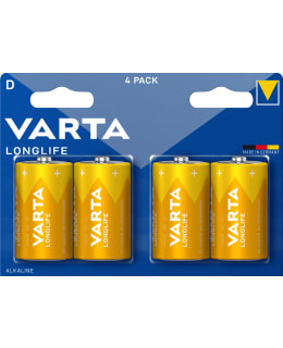 Varta Longlife D 4 kpl paristo Main Image