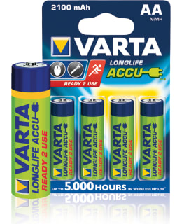 VARTA LONGLIFE ACCU AA 2100MAH 4KPL Main Image