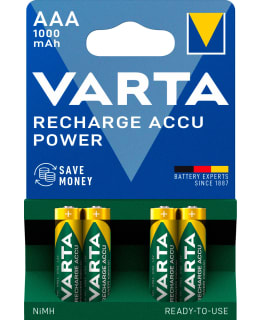 VARTA ACCU 4 X AAA 1000MAH Main Image