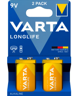 VARTA LONGLIFE 9V 2KPL PARISTO Main Image