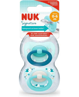 NUK SIGNATURE SILIK 0-6KK 2KPL HUVITUTTI Main Image
