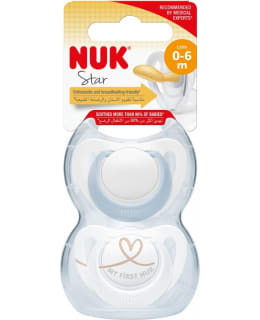 NUK STAR LATEX 0-6 KK 2 KPL TUTTI Main Image