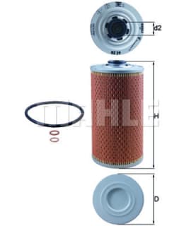 Knecht OX39D Öljynsuodatin Main Image