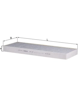 Knecht LAK 167 Exhaust air filter activated carbon Main Image