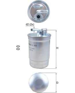 Knecht KL 554D Polttoainesuodatin Main Image