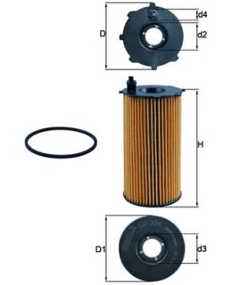 Knecht OX 354D Öljynsuodatin Main Image