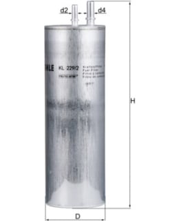 Knecht KL 229/2 Polttoainesuodatin Main Image