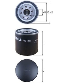 Knecht OC 1252 Öljynsuodatin Main Image