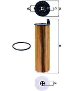 Knecht OX 823/6D Öljynsuodatin Main Image