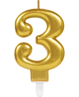 NUMERO 3 KULLANVÄRINEN KAKKUKYNTTILÄ Main Image