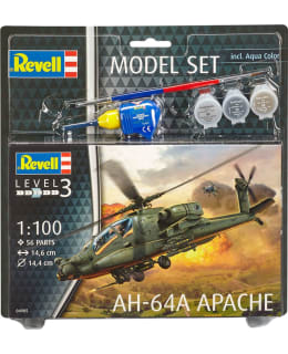 REVELL MODEL SET AH-64A APACHE 1:100 Main Image