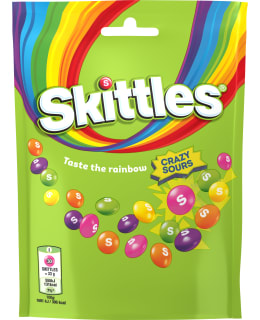 SKITTLES CRAZY SOURS 152 G PUSSI Main Image
