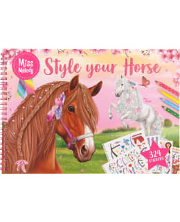 Miss Melody Style your Horse coloring book Main Image