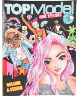 TOPModel & Friends väritys-ja suunnittelukirja Main Image