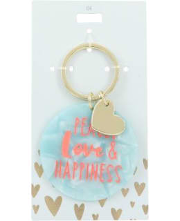 Trendy Collectors Club Peace, Love & Happiness avaimenperä Main Image