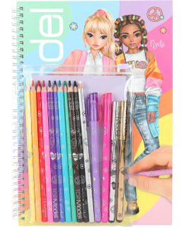 TOPModel Colouring Book with Pen Set Main Image