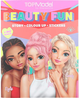 TOPModel BEAUTY FUN Colouring Book Main Image