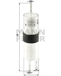 Mann WK515 Fuel filter Main Image