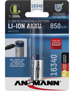 ANSMANN 16340/RCR123A LADATTAVA AKKU Main Image