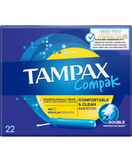 TAMPAX COMPAK REGULAR 22 KPL Main Image