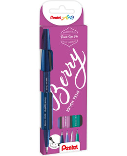 PENTEL BRUSH SIGN PEN BERRY 4KPL SETTI Main Image