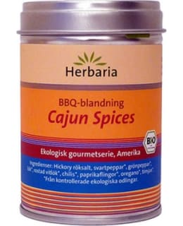 Herbaria Cajun Spices 80 g luomu BBQ-mausteseos Main Image
