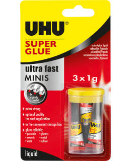 UHU SUPER MINIS 3X1G PIKALIIMA Main Image