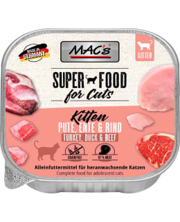 MAC'S CAT KITTEN TURKEY DUCK&BEEF 100G Main Image