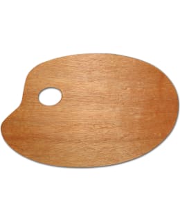 MEYCO 20X30CM OVAALI PUUPALETTI Main Image