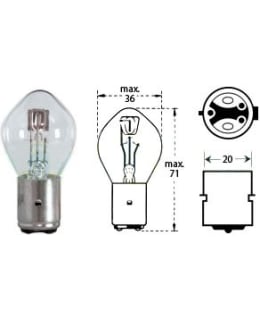 BOSMA 6V 15/15W BA20D POLTTIMO Main Image