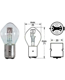 TRIFA 6V 25/25W BA20D POLTTIMO Main Image