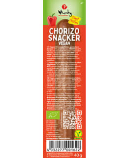 Wheaty Vegemetwurst Seitan 12x40g vegemakkara snack Main Image