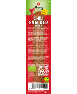 Wheaty Red Hot Chili Seitan Luomu 12x40g vegenakki snack Main Image
