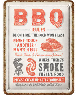 26306  BBQ RULES 15X20 KILPI Main Image