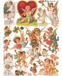 ROMANT ENKELI 23,5X16,5CM KIILTOKUVA Main Image