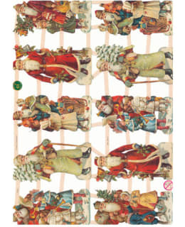 VANHA JOULUPUKKI 23,5X16,5CM KIILTOKUVA Main Image