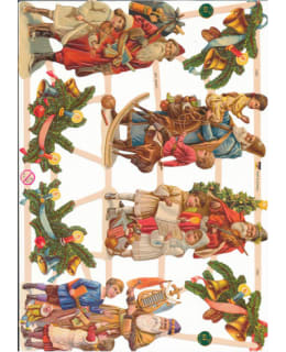 23,5 X 16,5CM KIILTOKUVA JOULUPUKIT Main Image